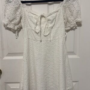 Shein White Mini Dress